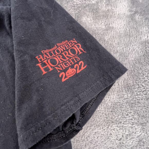 Universal Studios Halloween Horror Nights Shirt Mens Medium Black 2022 Orlando - Picture 4 of 7
